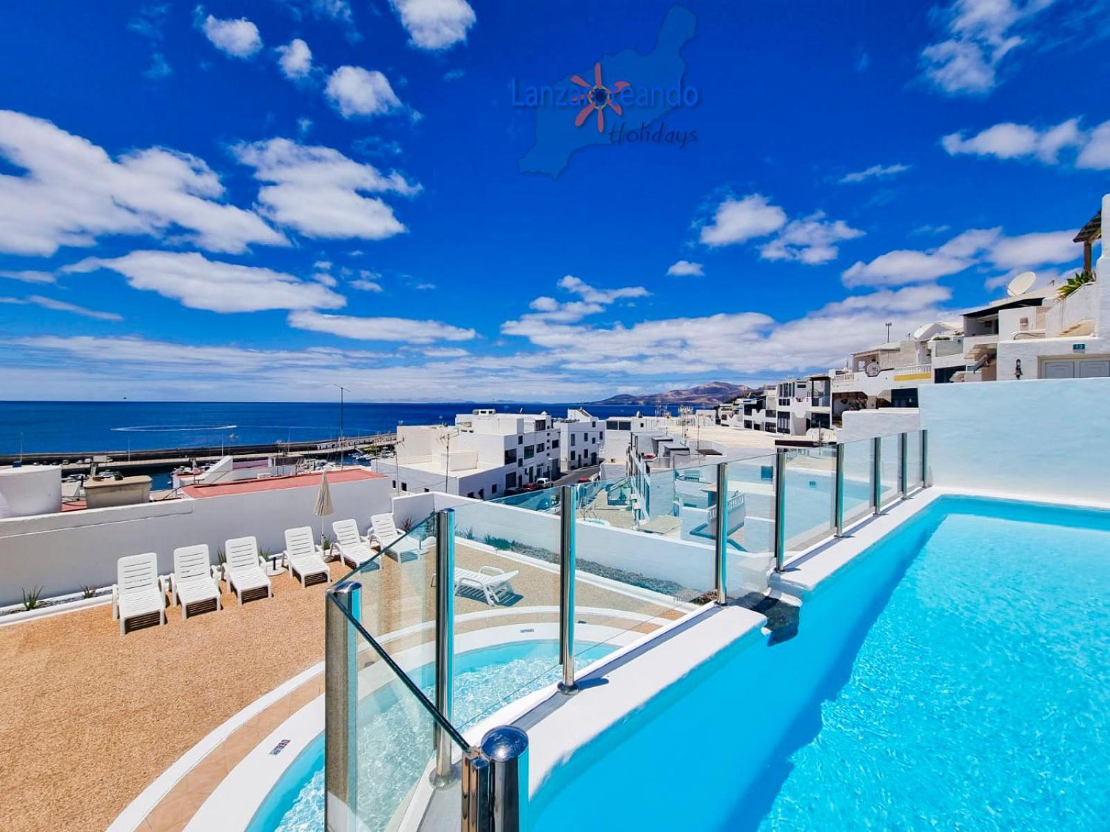 Апартаменты The Blue Cris-Tol Vv With Sea View Пуэрто дель Кармен Экстерьер фото